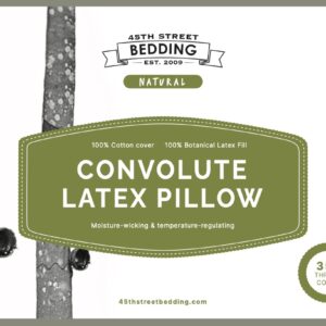 Convolute Latex Pillow_Label_45th St Bedding
