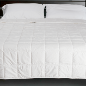 Washable Wool Light Comforter_on bed_45th St Bedding