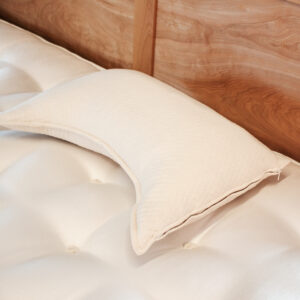 Melange Profile Pillow_Displayed on Mattress_45th St Bedding