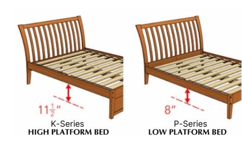 K-Series P-Series-Platform Beds