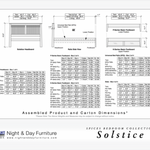 Solstice Bed Dimensions