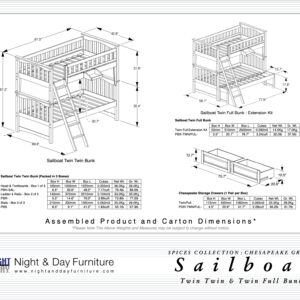 Chesapeake-Sailboat-Bunk-Bed-Dimensions