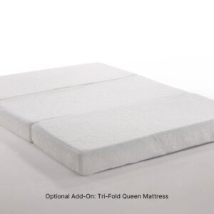 Tri-fold Queen Mattress for Night & Day Cabinet Beds