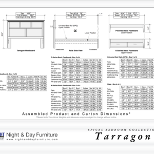 Tarragon-Bed-Dimensions