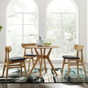 Cassia Upholstered Dining Caramelized_with Sitka Table_Greenington