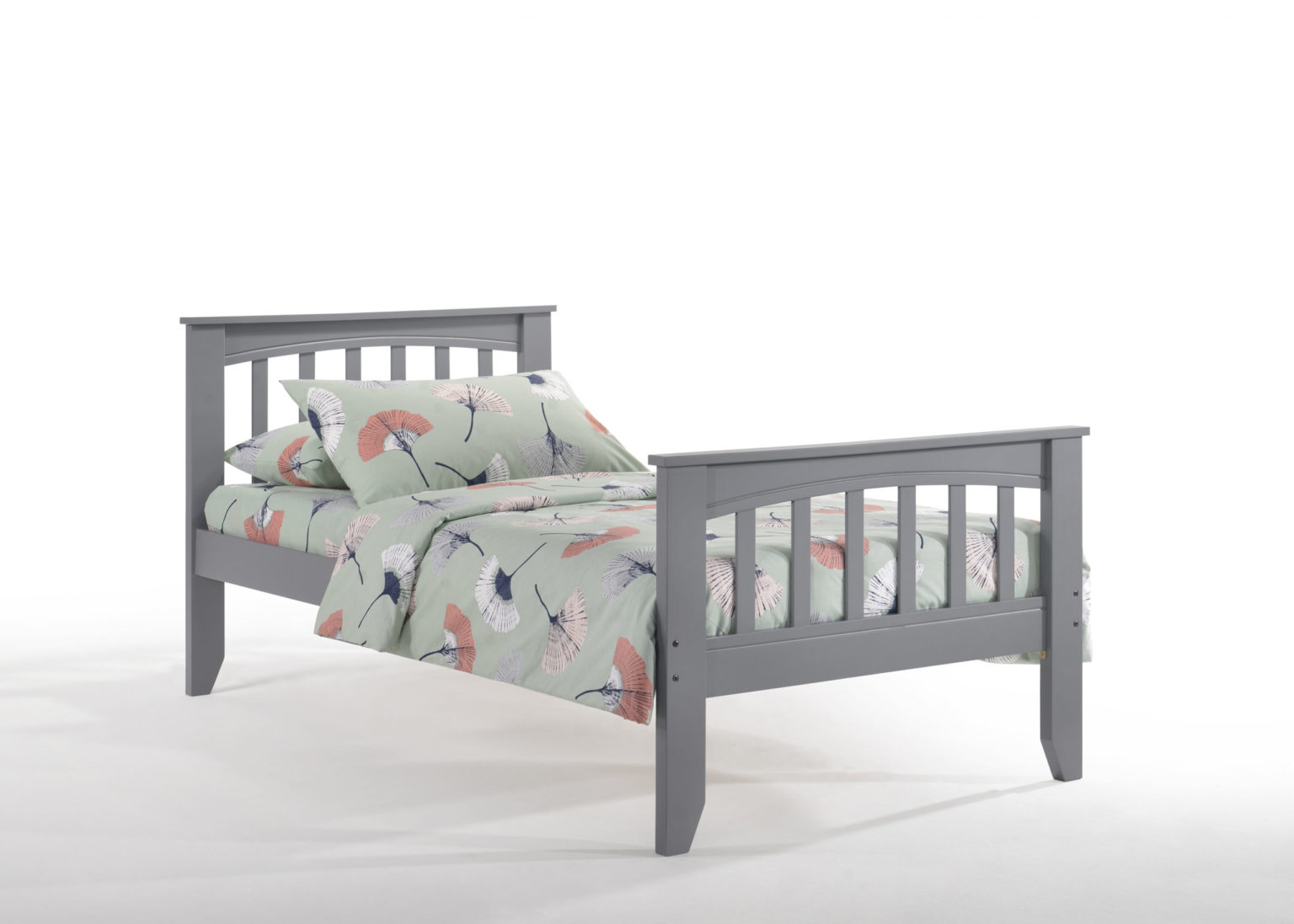 Twin Zest Sarsaparilla Bed in Gray