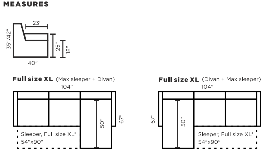 Delta Sectional Dimensions_Luonto