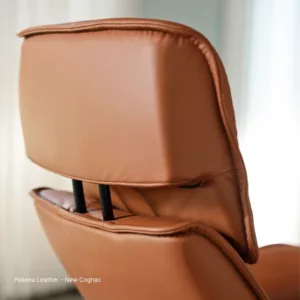 Admiral Headrest Detail_New Cognac_Paloma Leather_Stressless