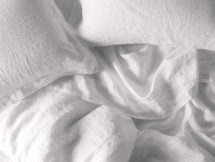 Relaxed Linen Sham in Alpine White by Coyuchi