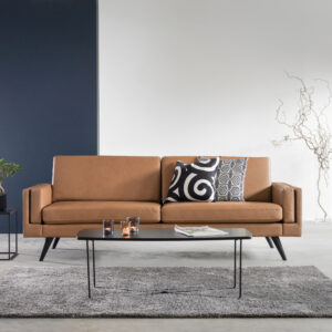 Lifestyle image Nordic Sofa in Hassel Leather by Fjords