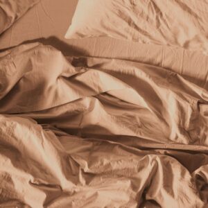 Crinkle Percale Ginger Detail