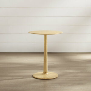 Sol Side Table- Wheat Bamboo_frontview_Greenington