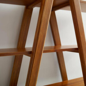 Greenington Studio Plus Shelf-Amber Bamboo front close up