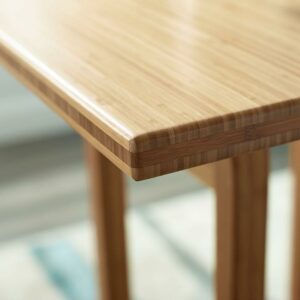 Tulip Counter Table_Caramelized_Corner Close Up Detail_Greenington