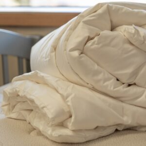 Organic Silk Filled Comforter_Close Up_White Loft_1080x1080