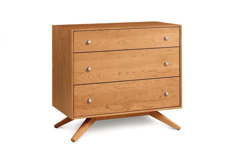 Astrid-3-drawer-chest-cherry-natural-finish-angle-view