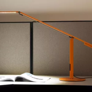 Equo Desk Lamp_Orange_Warm White Light_Lifestyle_Koncept