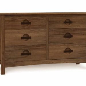Berkeley 6 Drawer Dresser_Walnut-Natural Finish_Copeland Furniture