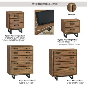 BRYCE Bedroom Collection_Nightstands and Chests_Ridgeline_Whittier Wood
