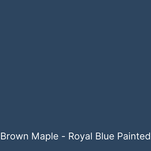 Brown Maple-OCS-347 Royal Blue-Painted_Barkman