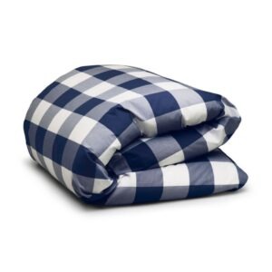 Original Double Check Down Quilt Cover_Hastens