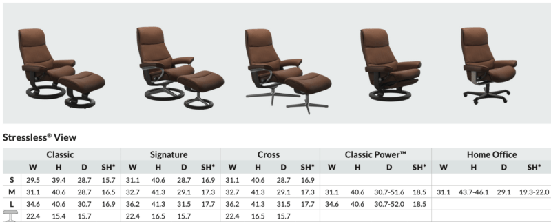 View Dimensions_Stressless 2024