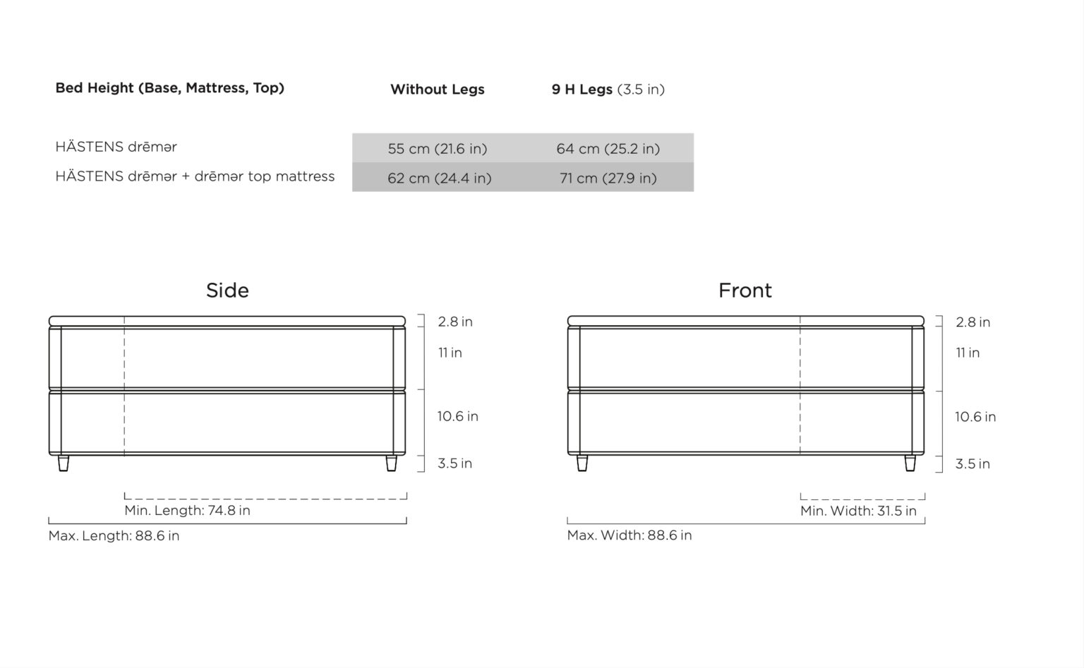 Dremer_mattress-product-sheet-dimensions_hastens