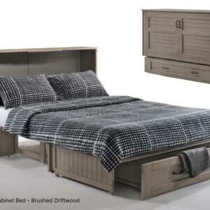Poppy Murphy Cabinet Bed_Brushed Driftwood_Night & Day