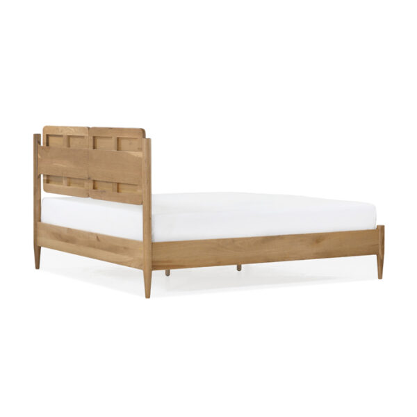 Daniel Bed_Natural Finish_Back angle View_Union Home.