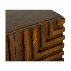 Maze Wood Nightstand_Detail view_Union Home