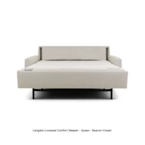 Langdon Comfort Sleeper Sofa_Loveseat Queen_Beacon Cream_AL