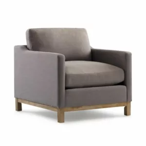 Marlow Chair_Pewter_ Front Angle_Salt Flat