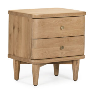 Daniel Nightstand_Natural Oil_Front Angle View_Union Home
