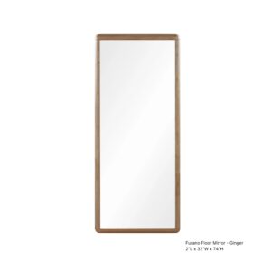 Furano Floor Mirror_Ginger_Head on View_Modus Furniture