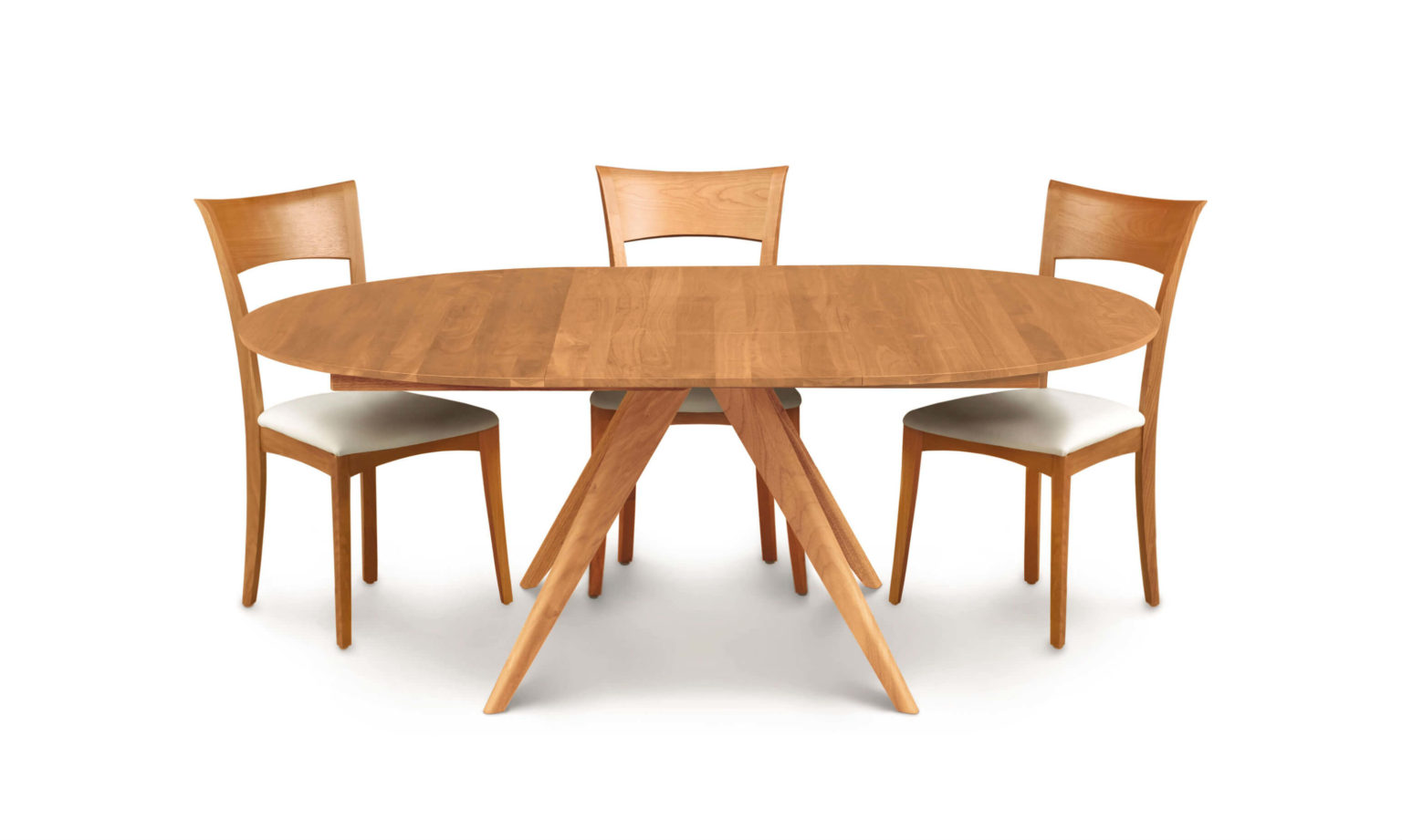 Catalina Round Extension Table_Cherry Natural Finish